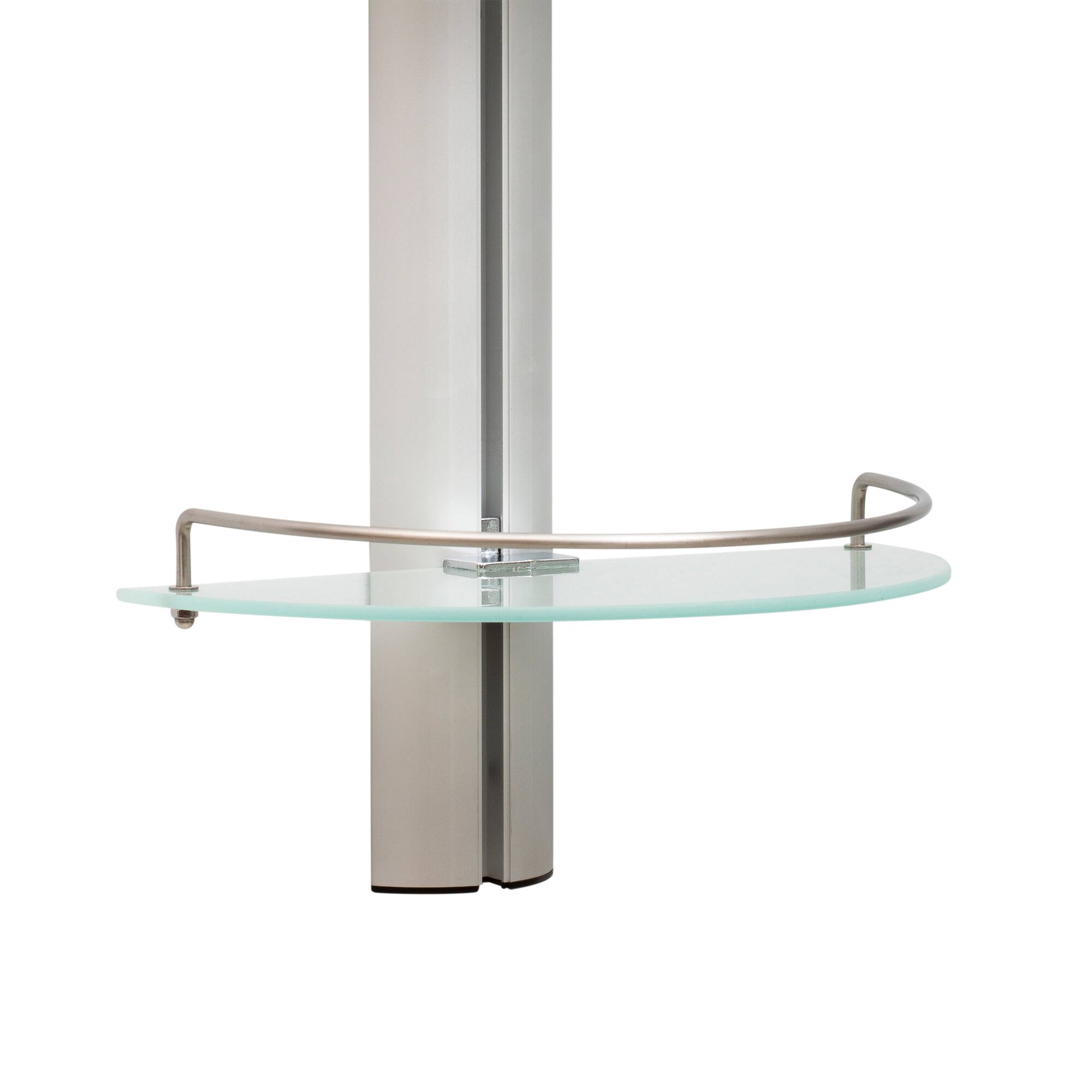 Organize It All 3-Tier Half Moon Glass Shelf